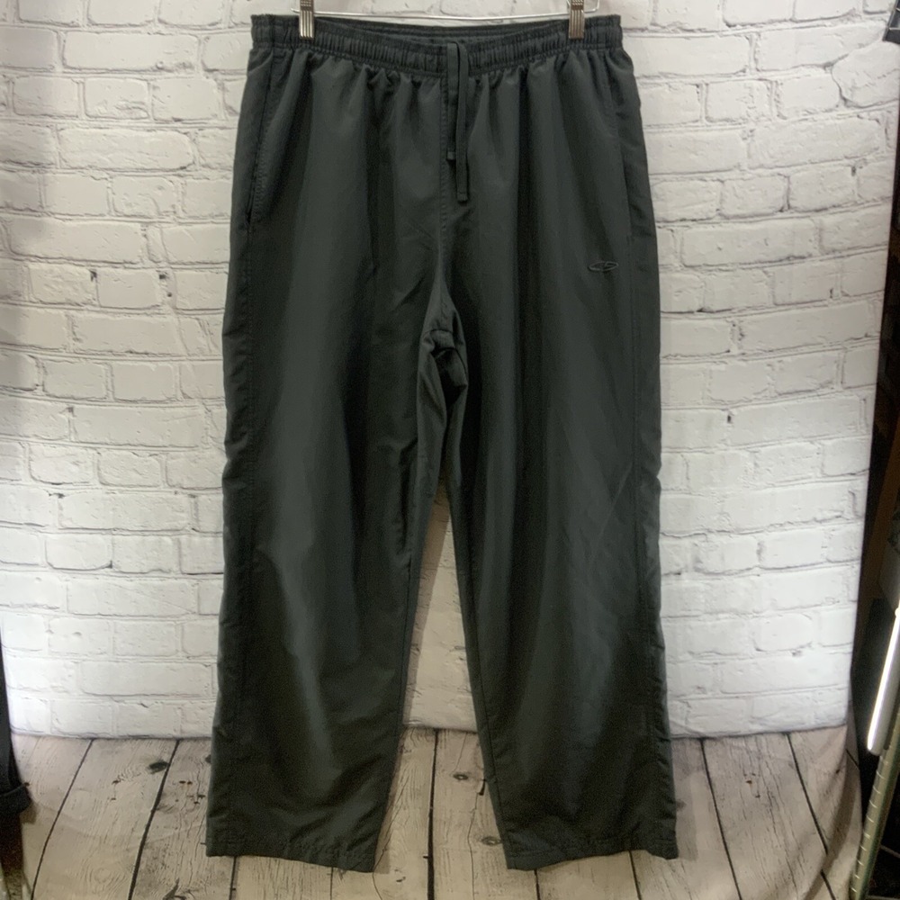 Champion Pants Mens Sz L Gray Athletic Drawstring Waist